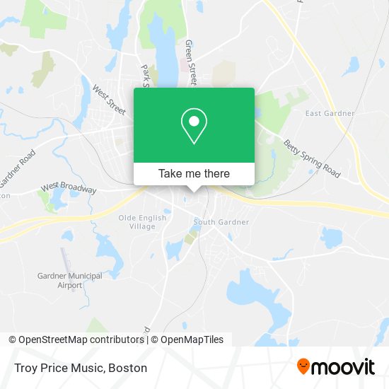 Mapa de Troy Price Music
