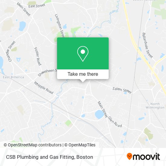 CSB Plumbing and Gas Fitting map