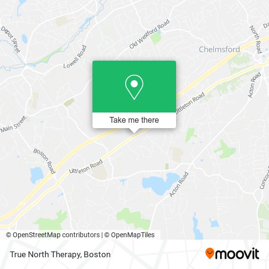 True North Therapy map