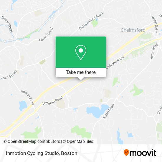Mapa de Inmotion Cycling Studio