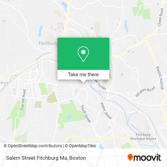 Salem Street Fitchburg Ma map