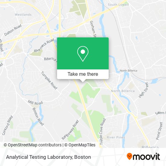 Analytical Testing Laboratory map