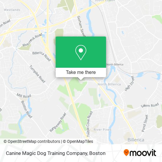 Mapa de Canine Magic Dog Training Company