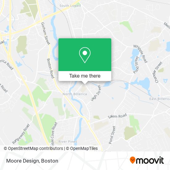 Moore Design map