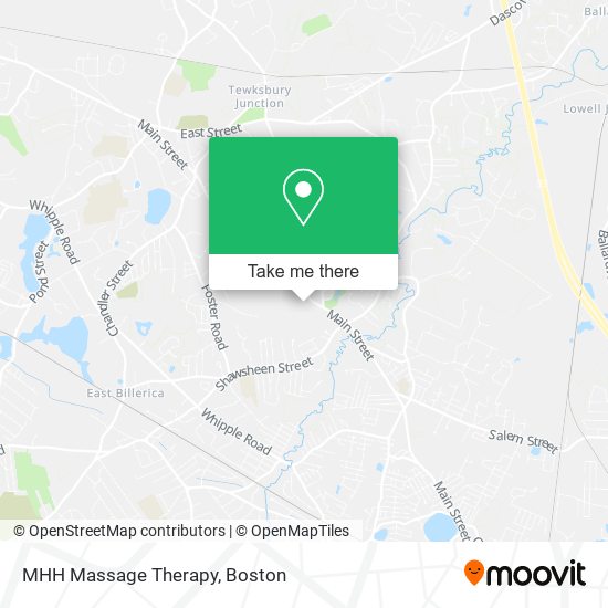 Mapa de MHH Massage Therapy