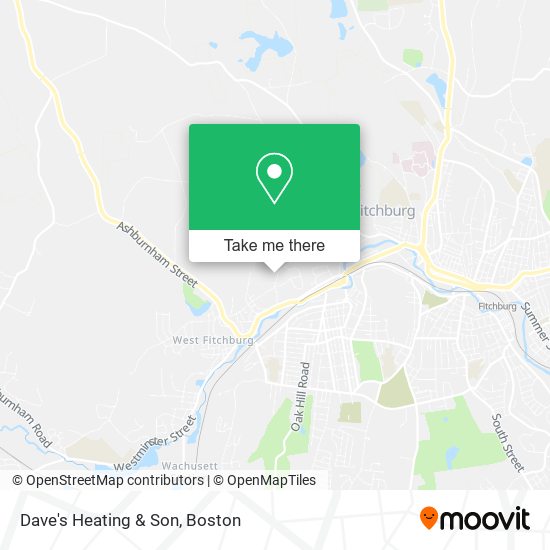 Dave's Heating & Son map