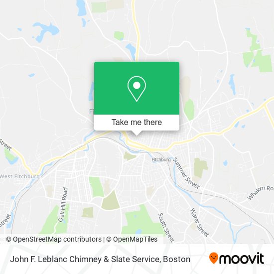 John F. Leblanc Chimney & Slate Service map