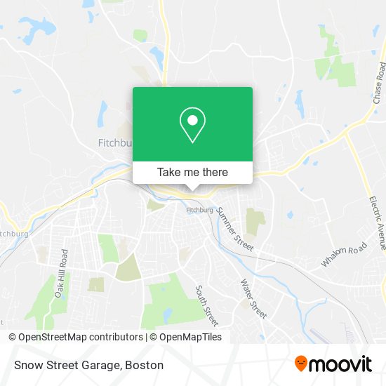 Snow Street Garage map