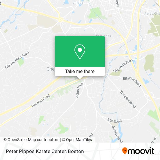 Peter Pippos Karate Center map