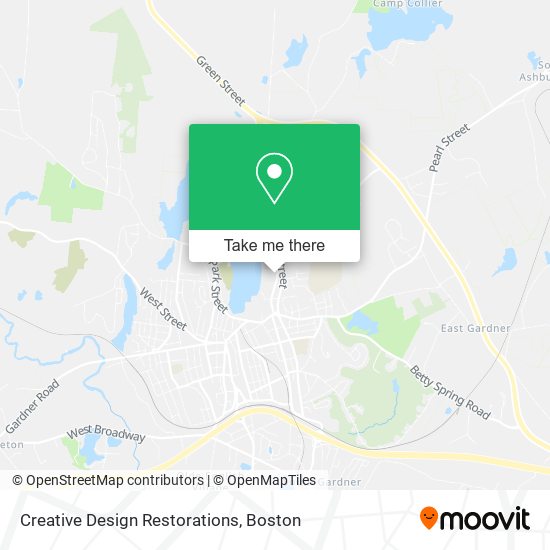 Creative Design Restorations map