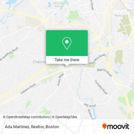 Ada Martinez, Realtor map