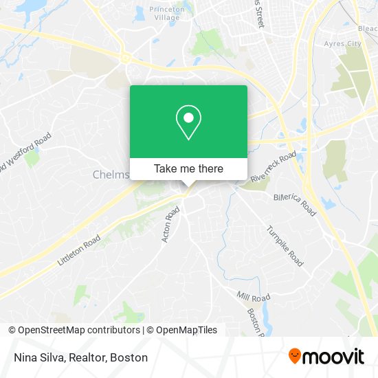 Nina Silva, Realtor map