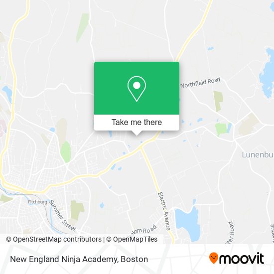 New England Ninja Academy map