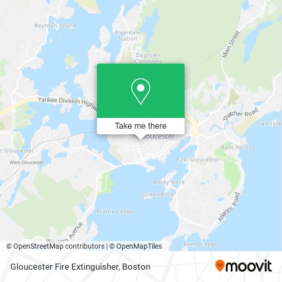 Gloucester Fire Extinguisher map