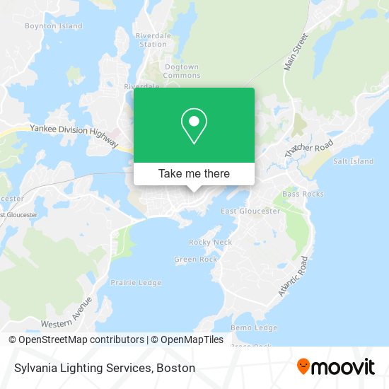 Sylvania Lighting Services map