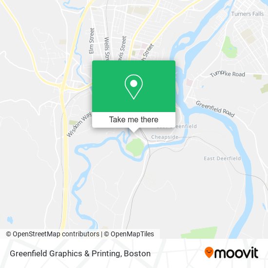 Greenfield Graphics & Printing map