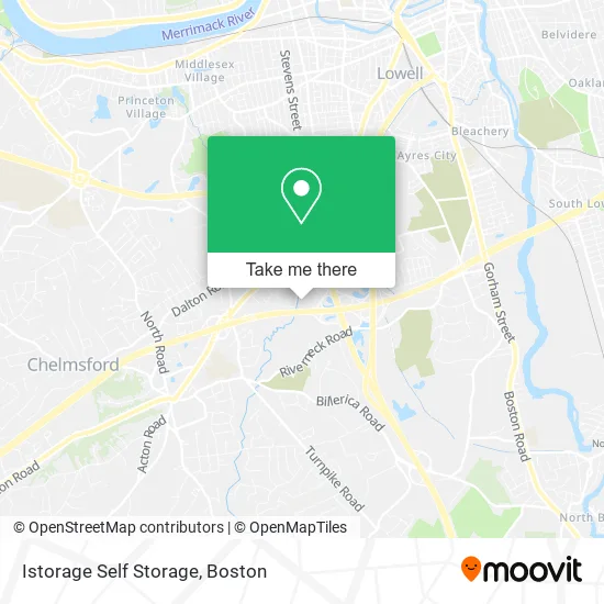 Istorage Self Storage map