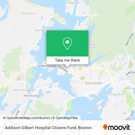 Addison Gilbert Hospital Citizens Fund map