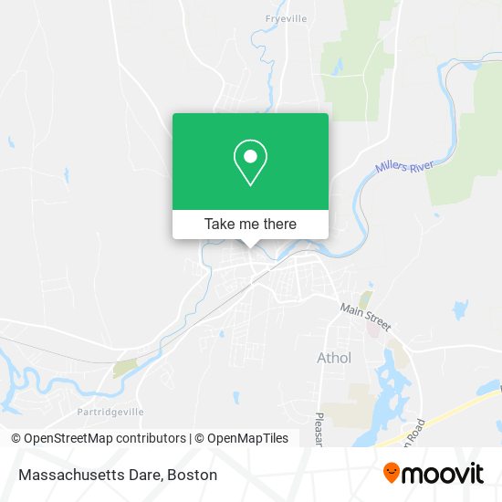 Mapa de Massachusetts Dare