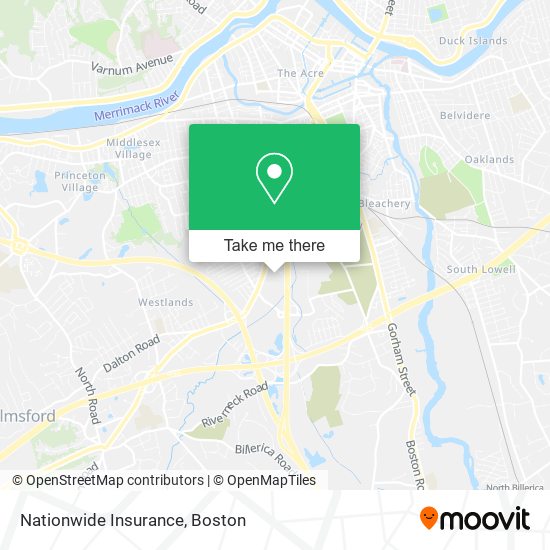 Nationwide Insurance map