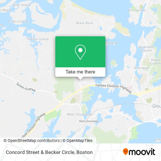 Mapa de Concord Street & Becker Circle
