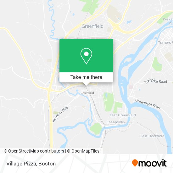 Village Pizza map