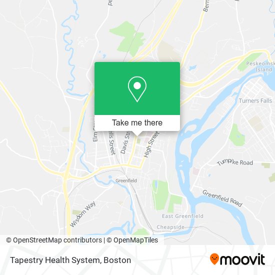 Tapestry Health System map