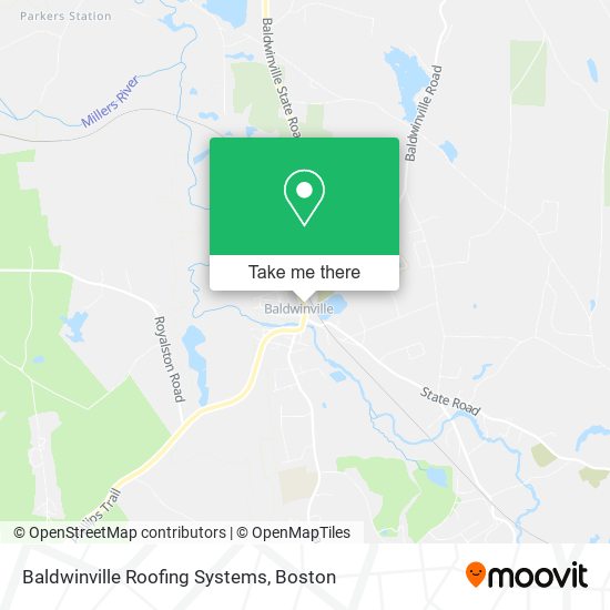 Mapa de Baldwinville Roofing Systems