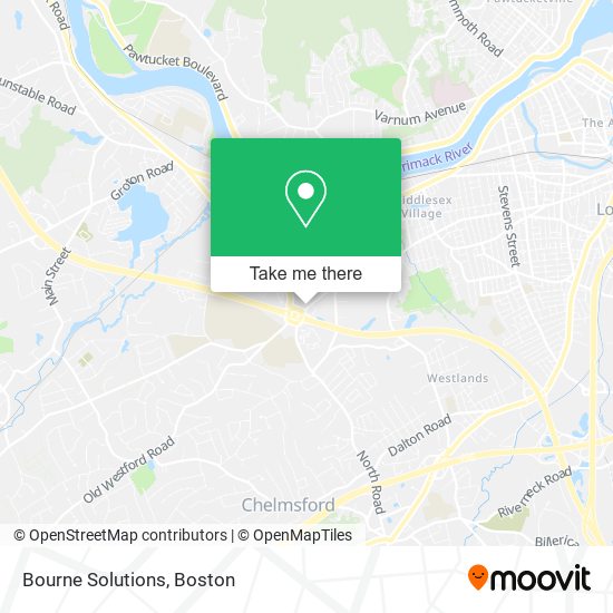 Bourne Solutions map