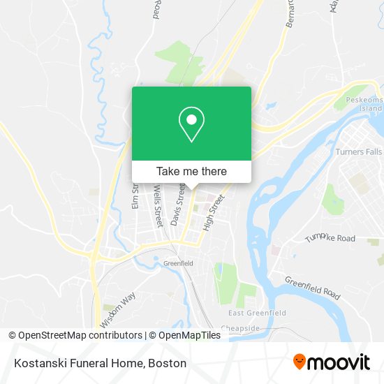 Kostanski Funeral Home map