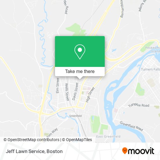 Jeff Lawn Service map