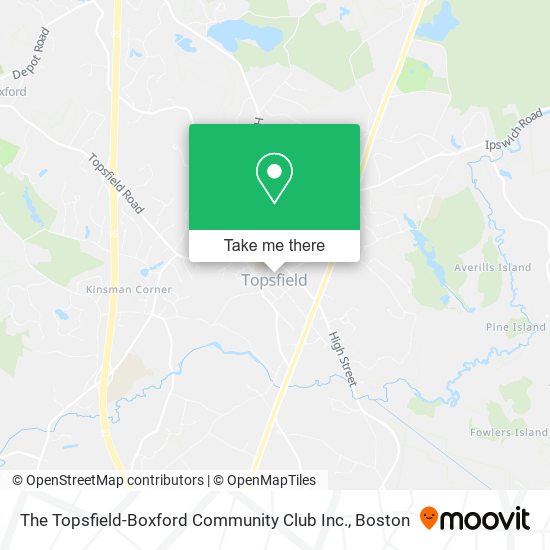 The Topsfield-Boxford Community Club Inc. map