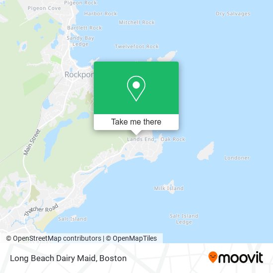 Long Beach Dairy Maid map