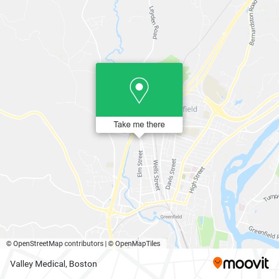 Valley Medical map