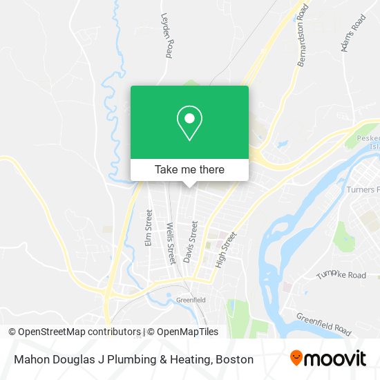 Mahon Douglas J Plumbing & Heating map