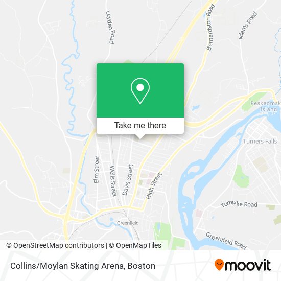 Collins/Moylan Skating Arena map