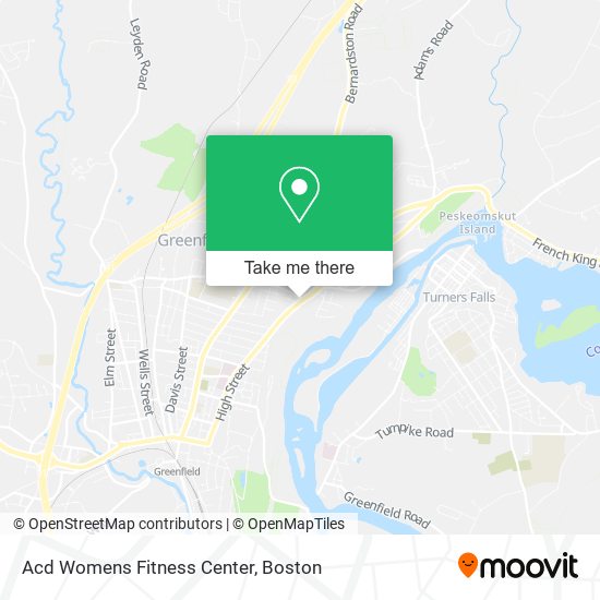 Acd Womens Fitness Center map