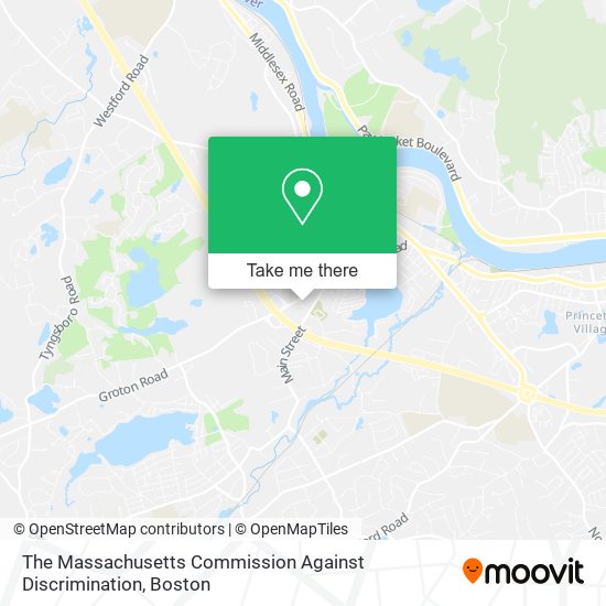 Mapa de The Massachusetts Commission Against Discrimination