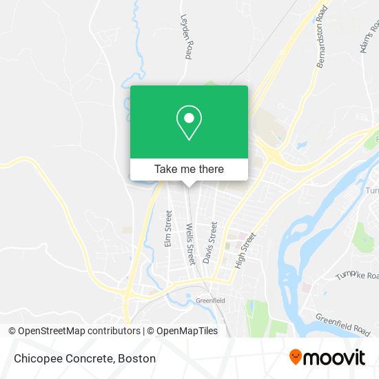 Chicopee Concrete map