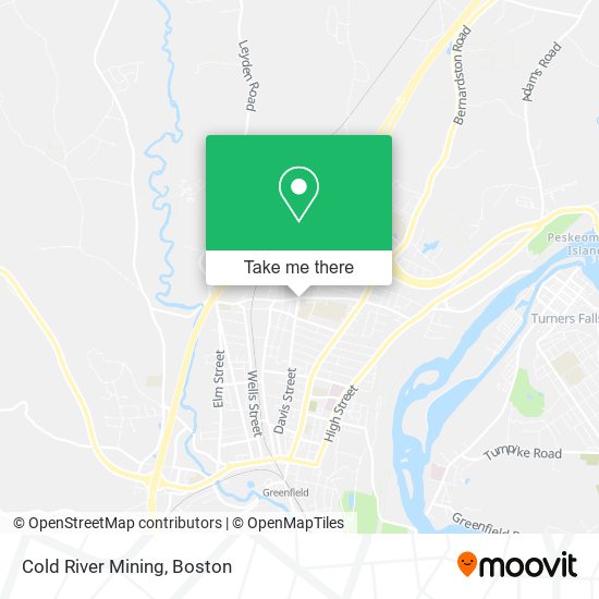Cold River Mining map