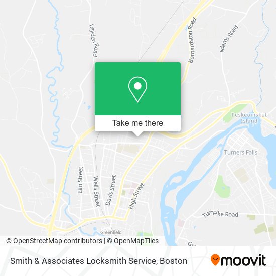 Mapa de Smith & Associates Locksmith Service