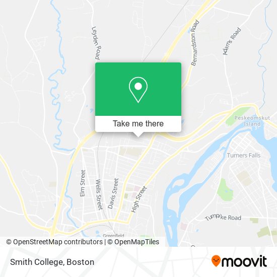 Mapa de Smith College