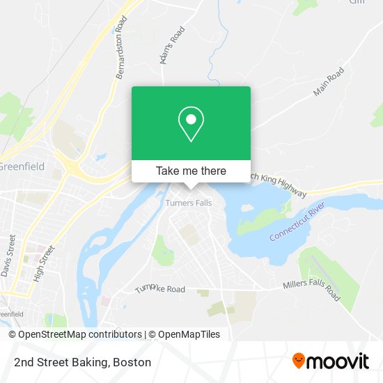 2nd Street Baking map