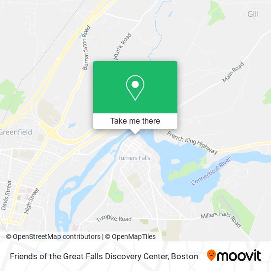 Friends of the Great Falls Discovery Center map