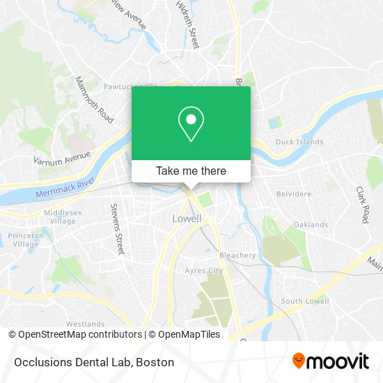 Occlusions Dental Lab map
