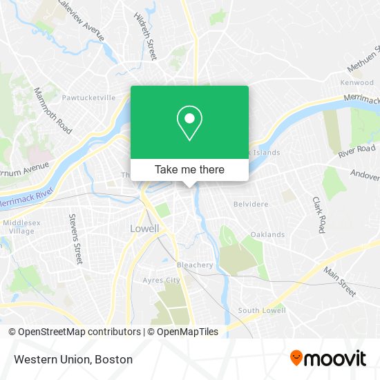 Western Union map