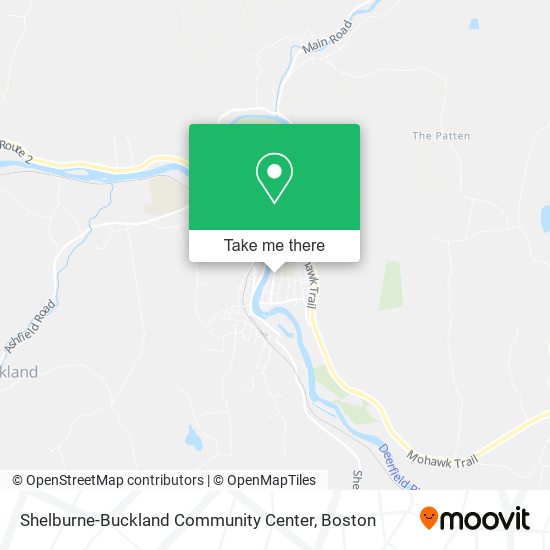 Mapa de Shelburne-Buckland Community Center