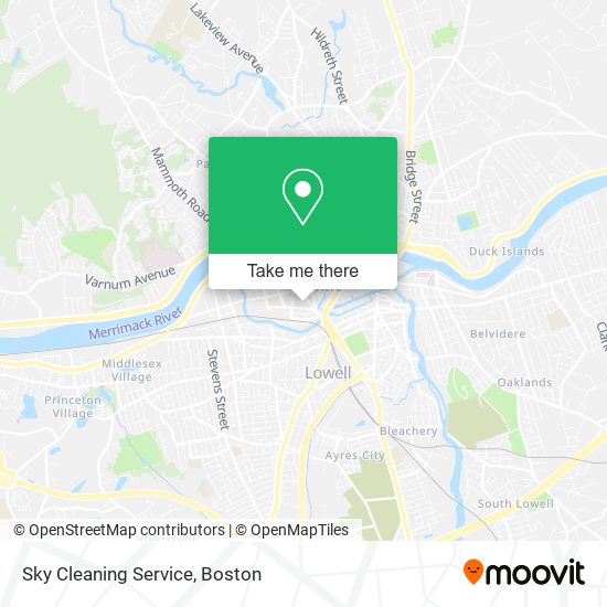 Sky Cleaning Service map