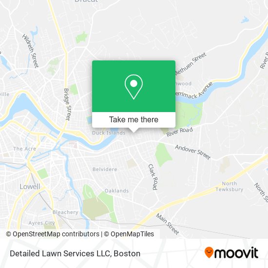 Detailed Lawn Services LLC map