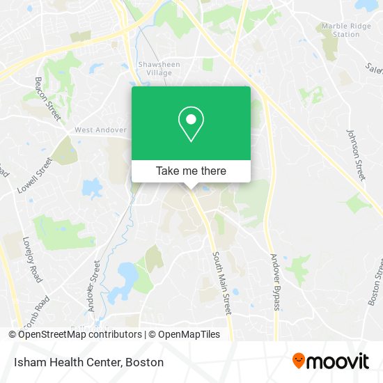 Isham Health Center map
